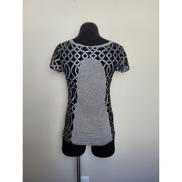 Angels & Diamonds Graphic T-Shirt Demonia Affliction Goth Emo Grunge Mesh Small - Picture 12 of 12